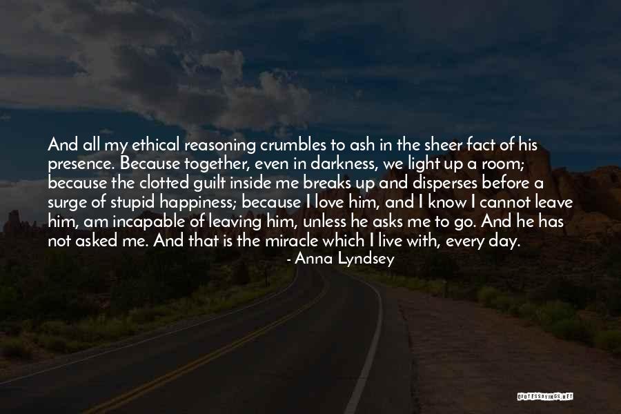 Darkness And Love Quotes By Anna Lyndsey