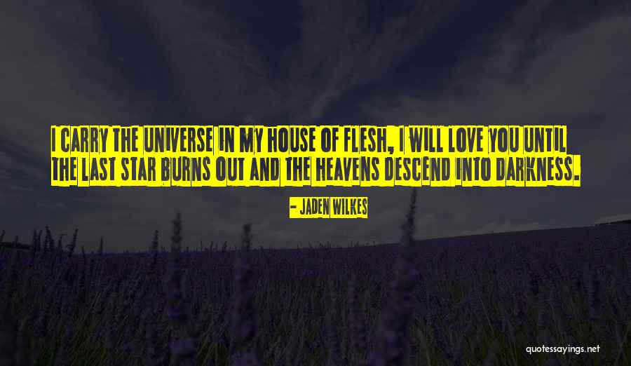 Darkness And Love Quotes By Jaden Wilkes Darkness And Love Quotes By Jaden Wilkes