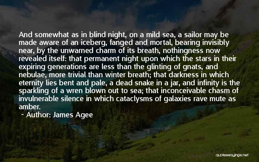 Darkness And Silence Quotes By James Agee