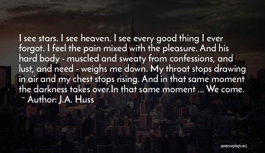 Darkness And Stars Quotes By J.A. Huss