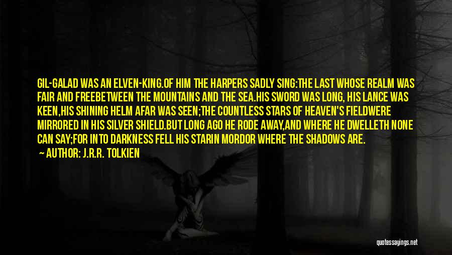 Darkness And Stars Quotes By J.R.R. Tolkien