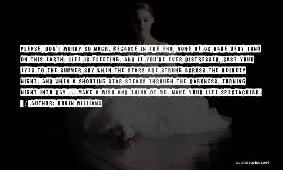 Darkness And Stars Quotes By Robin Williams