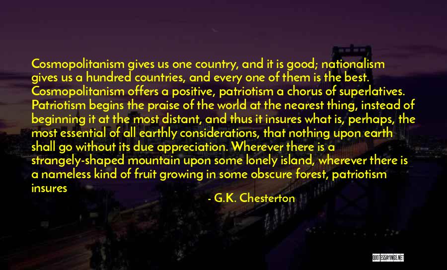 Darkness Being Good Quotes By G.K. Chesterton