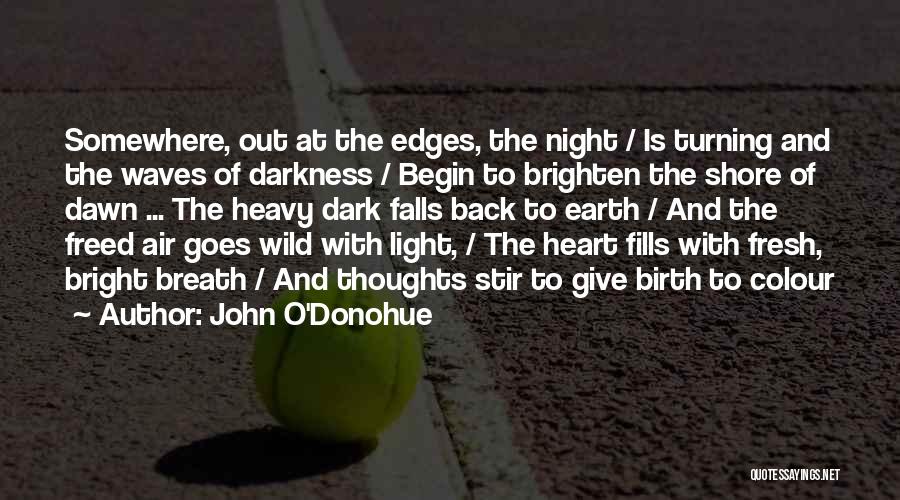 Darkness Falls Quotes By John O'Donohue