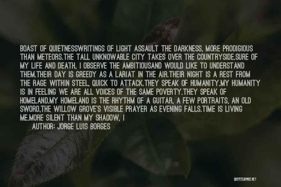 Darkness Falls Quotes By Jorge Luis Borges