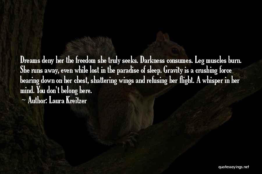 Darkness Falls Quotes By Laura Kreitzer