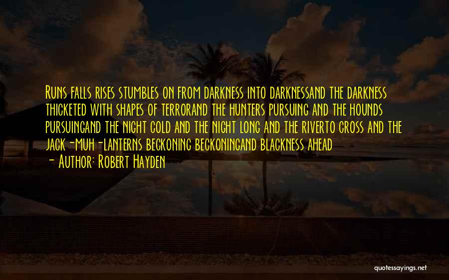 Darkness Falls Quotes By Robert Hayden
