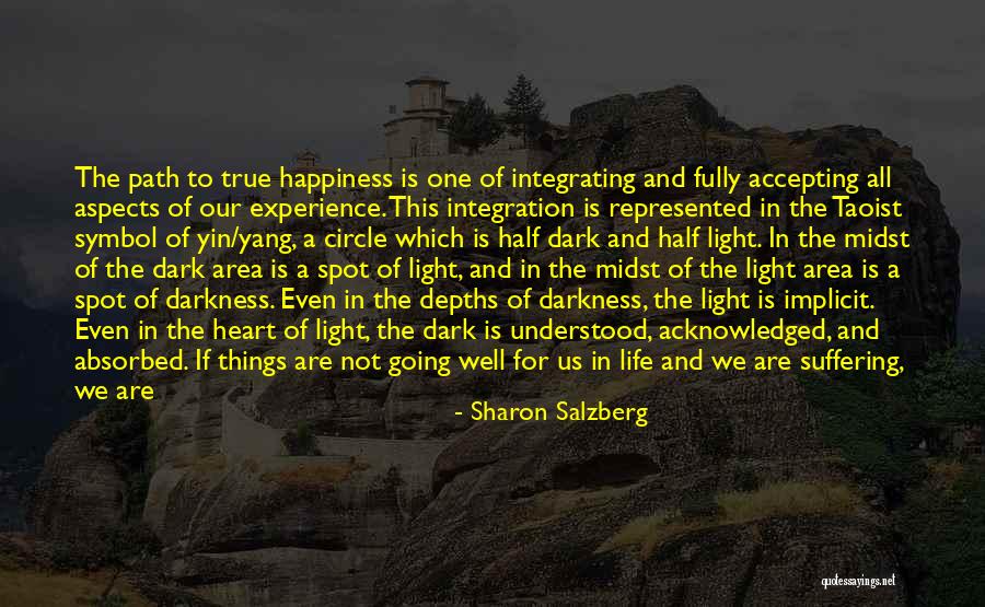 Darkness From Heart Of Darkness Quotes By Sharon Salzberg