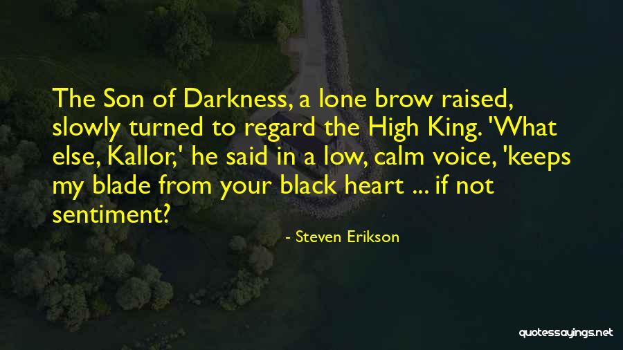 Darkness From Heart Of Darkness Quotes By Steven Erikson