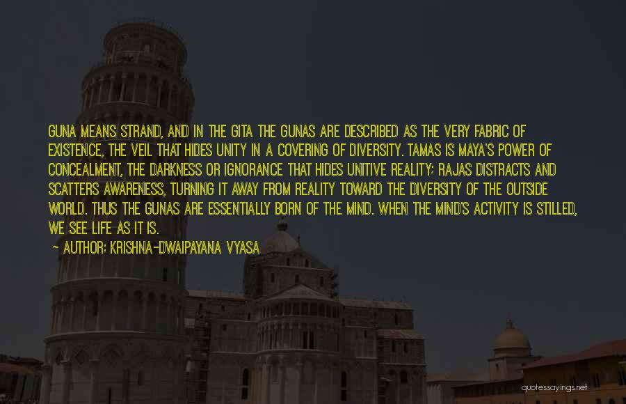 Darkness Hides Quotes By Krishna-Dwaipayana Vyasa