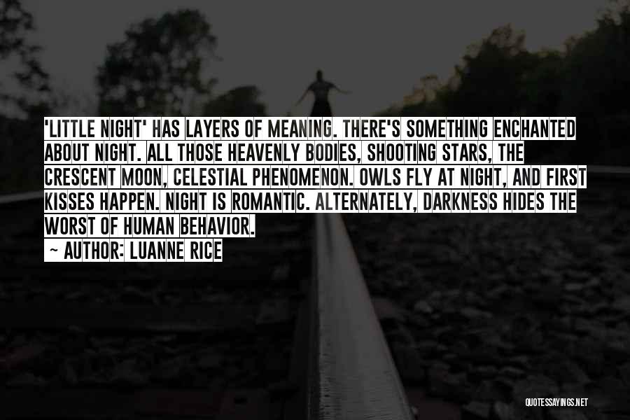 Darkness Hides Quotes By Luanne Rice