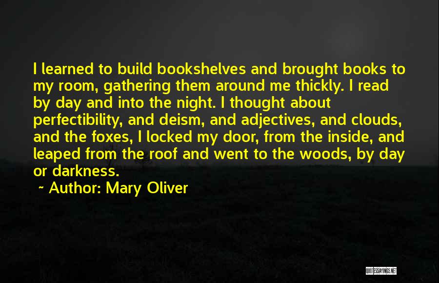 Darkness In The Book Night Quotes By Mary Oliver