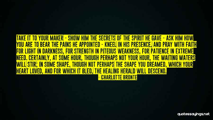Darkness In The Heart Of Darkness Quotes By Charlotte Bronte Darkness In The Heart Of Darkness Quotes By Charlotte Bronte