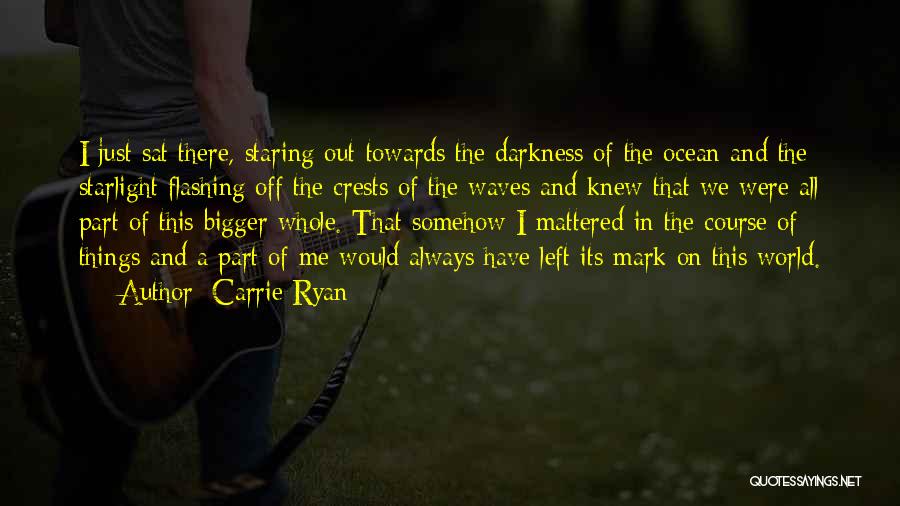 Darkness In The World Quotes By Carrie Ryan