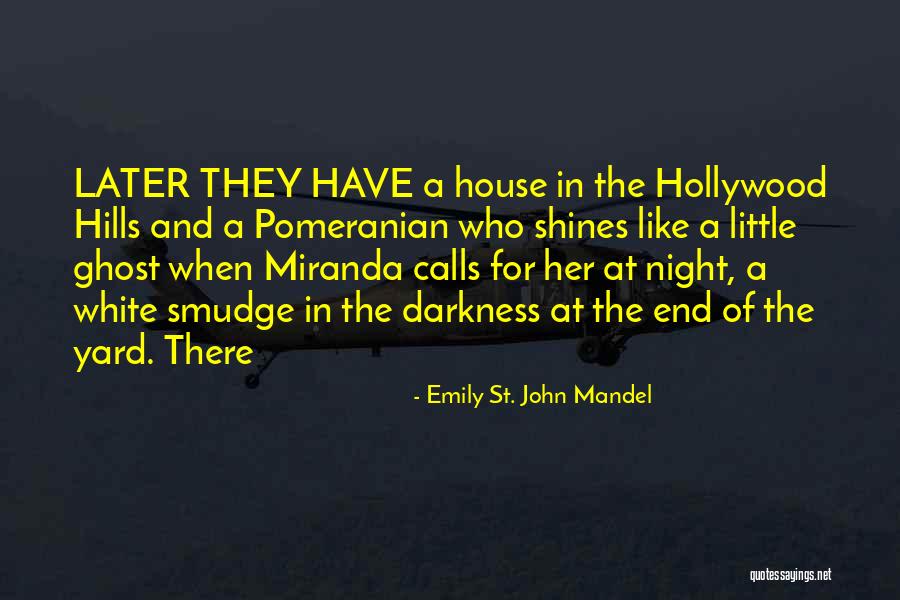 Darkness Of The Night Quotes By Emily St. John Mandel