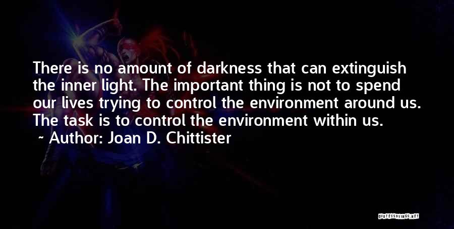 Darkness Within Us Quotes By Joan D. Chittister