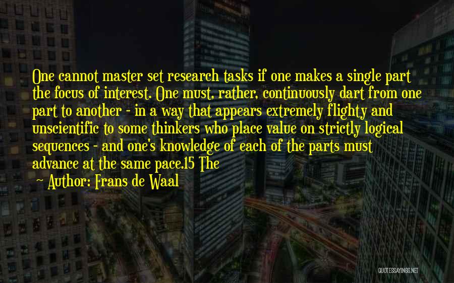 Dart Quotes By Frans De Waal