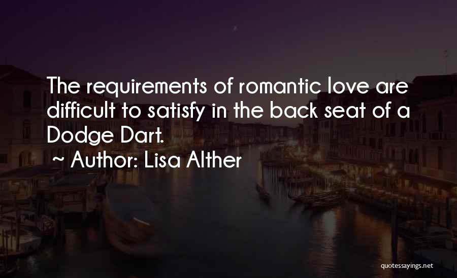 Dart Quotes By Lisa Alther