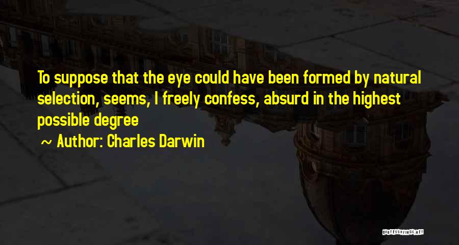 Darwin Evolution Theory Quotes By Charles Darwin