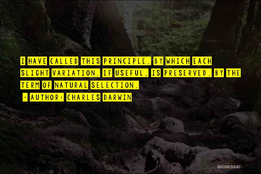 Darwin Natural Selection Quotes By Charles Darwin