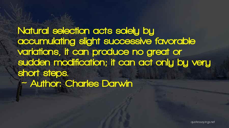 Darwin Natural Selection Quotes By Charles Darwin