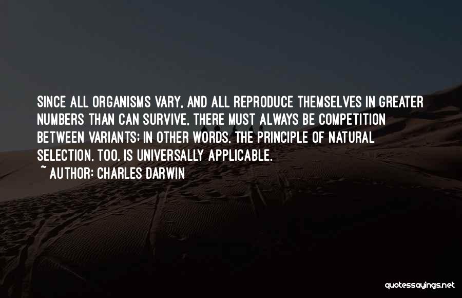 Darwin Natural Selection Quotes By Charles Darwin