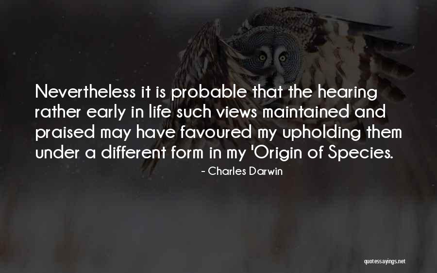 Darwin On The Origin Of Species Quotes By Charles Darwin Darwin On The Origin Of Species Quotes By Charles Darwin