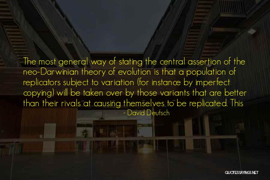 Darwinian Quotes By David Deutsch Darwinian Quotes By David Deutsch
