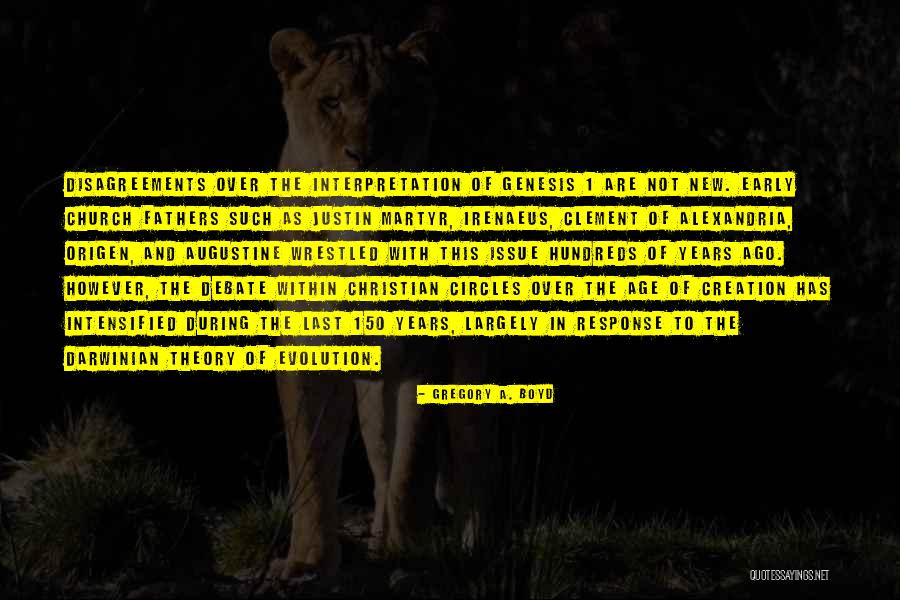 Darwinian Quotes By Gregory A. Boyd Darwinian Quotes By Gregory A. Boyd