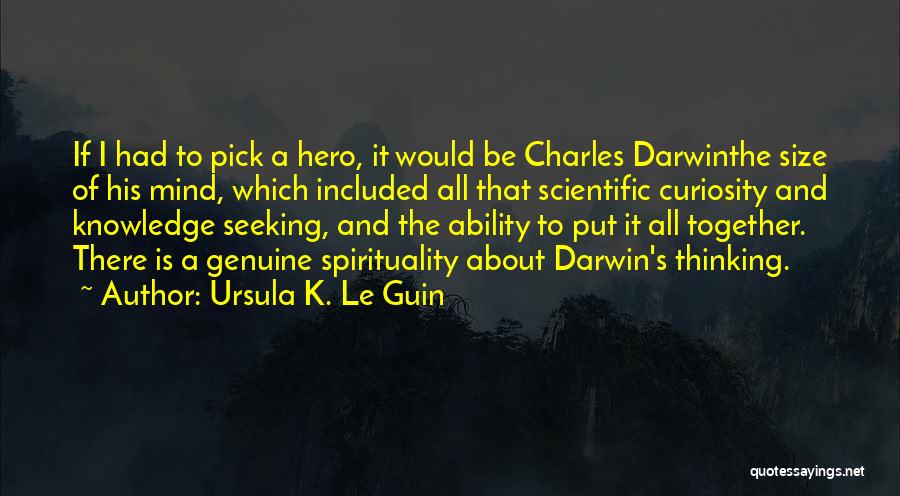 Darwin's Quotes By Ursula K. Le Guin