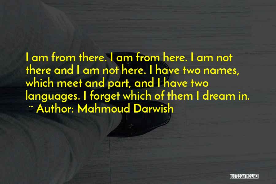 Darwish Mahmoud Quotes By Mahmoud Darwish