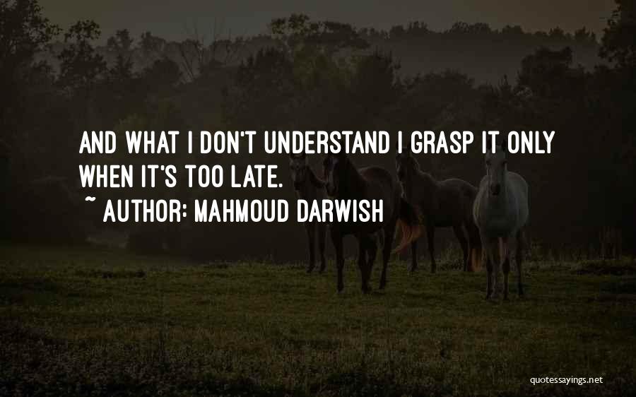 Darwish Mahmoud Quotes By Mahmoud Darwish