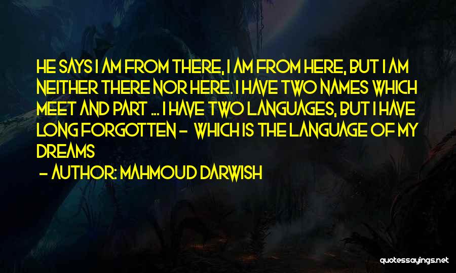 Darwish Mahmoud Quotes By Mahmoud Darwish