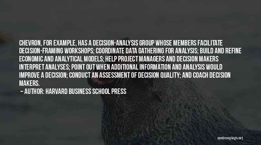 Data Analysis Quotes By Harvard Business School Press
