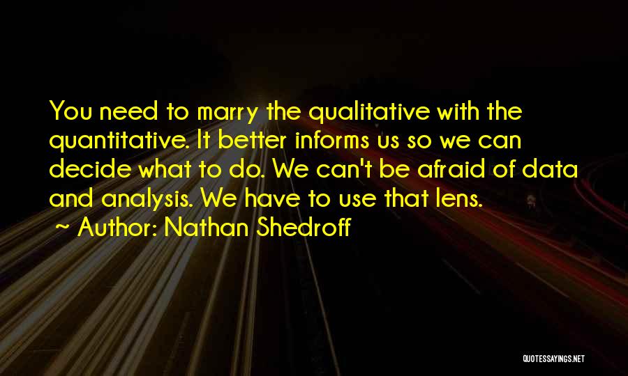 Data Analysis Quotes By Nathan Shedroff