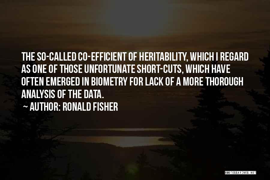 Data Analysis Quotes By Ronald Fisher