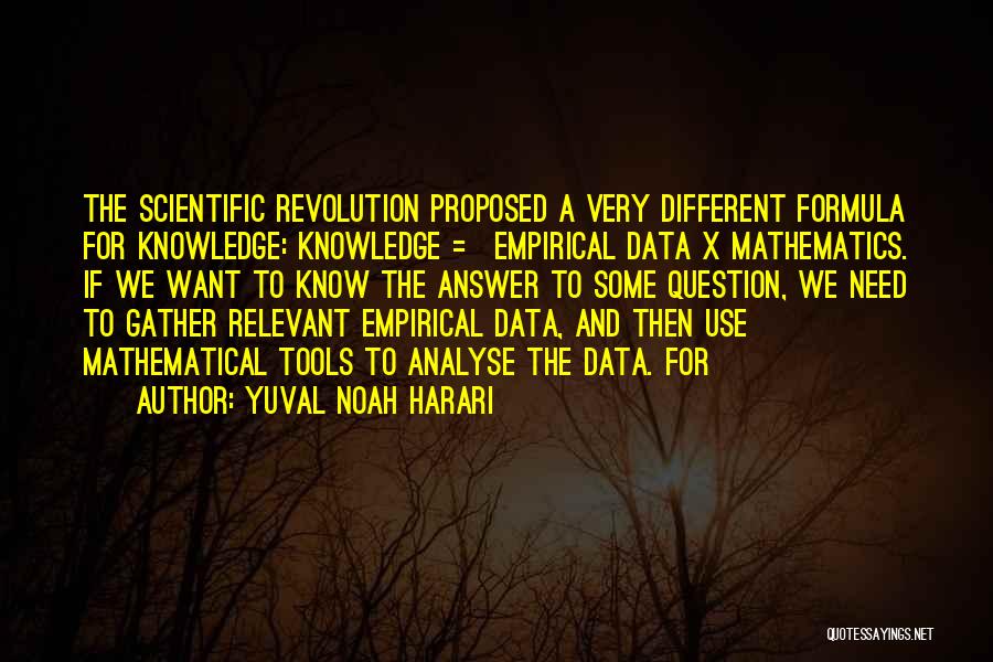 Data And Knowledge Quotes By Yuval Noah Harari