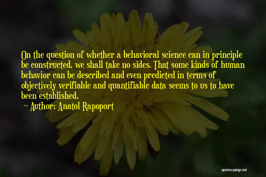 Data Science Quotes By Anatol Rapoport