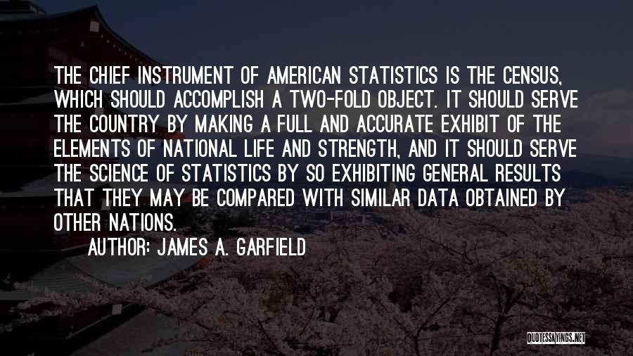Data Science Quotes By James A. Garfield