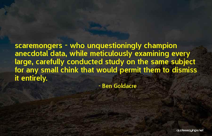 Data That Quotes By Ben Goldacre Data That Quotes By Ben Goldacre