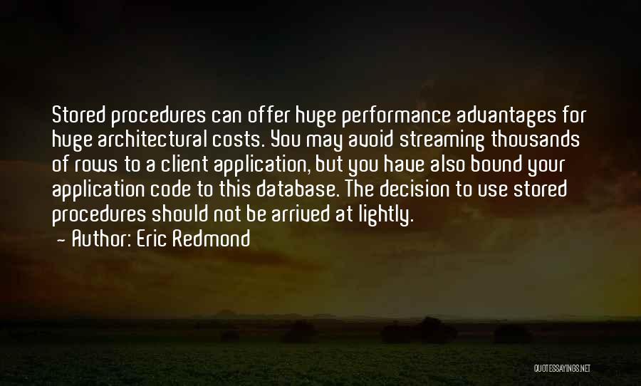 Database Quotes By Eric Redmond