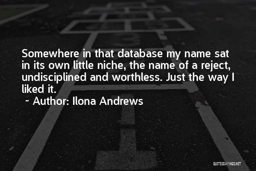 Database Quotes By Ilona Andrews