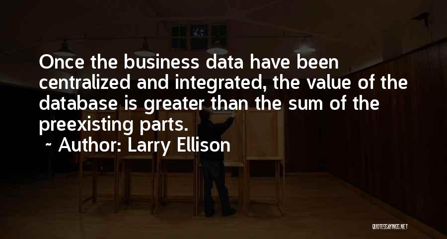 Database Quotes By Larry Ellison