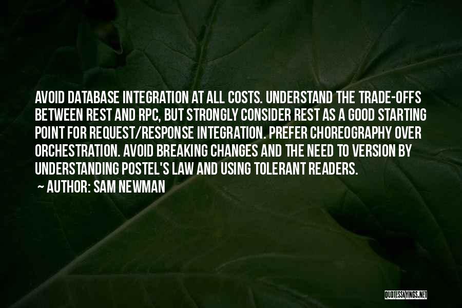 Database Quotes By Sam Newman