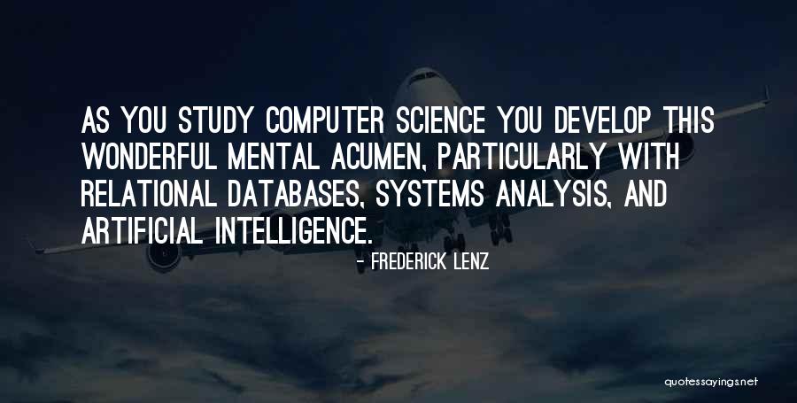Databases Quotes By Frederick Lenz Databases Quotes By Frederick Lenz