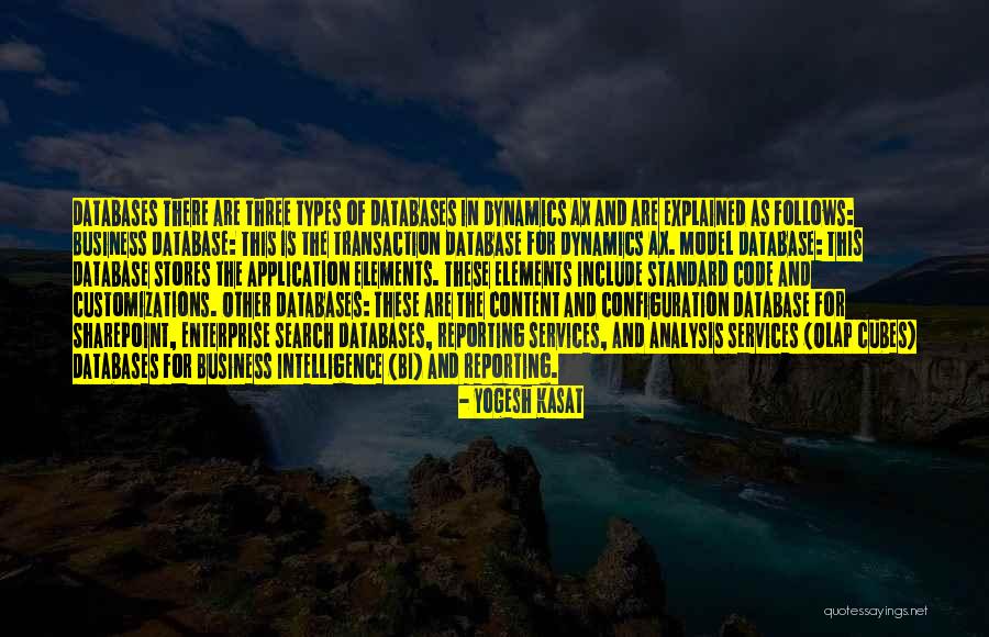Databases Quotes By Yogesh Kasat Databases Quotes By Yogesh Kasat
