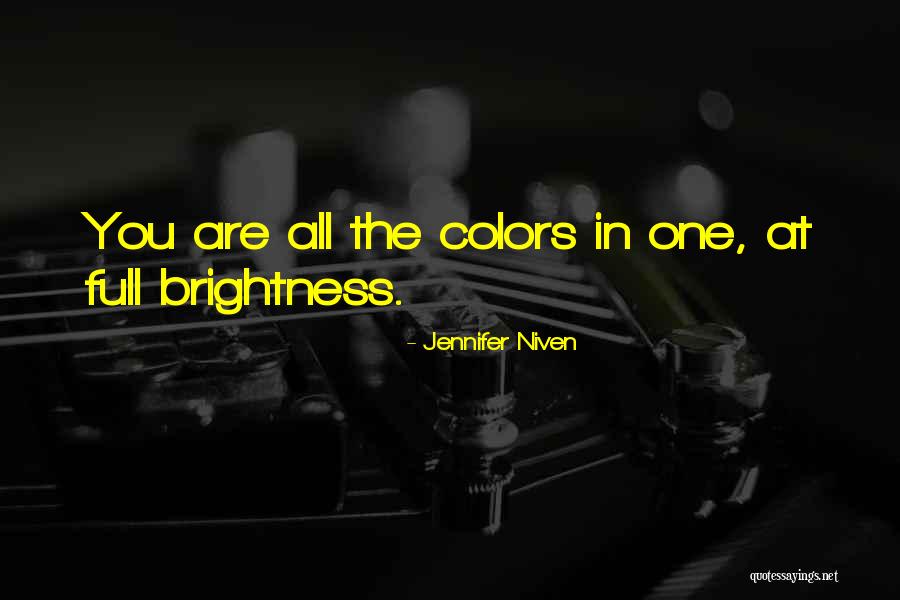 Datang Telecom Quotes By Jennifer Niven Datang Telecom Quotes By Jennifer Niven