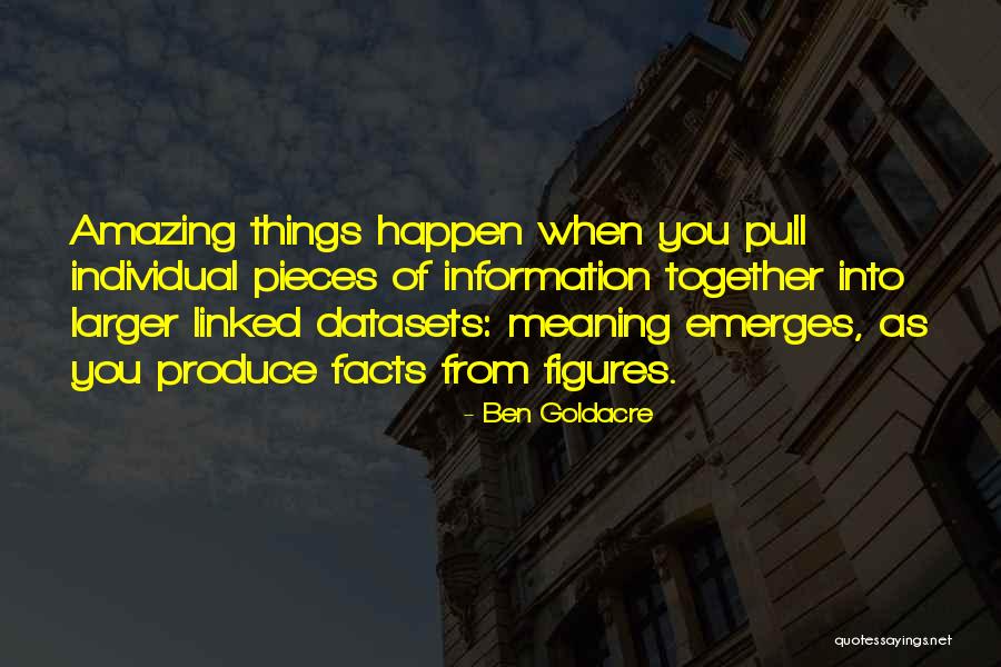 Datasets Quotes By Ben Goldacre Datasets Quotes By Ben Goldacre