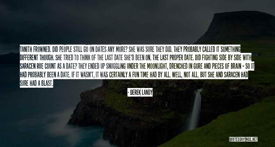 Date With Love Quotes By Derek Landy Date With Love Quotes By Derek Landy