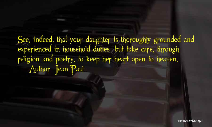 Daughter In Heaven Quotes By Jean Paul